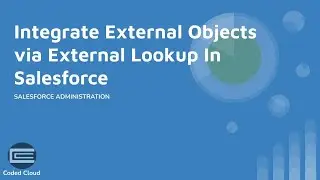 Object Integration - Part 3 | How To Configure External Lookup In Salesforce