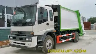 ISUZU FTR 12CBM Rear loading garbage compactor truck