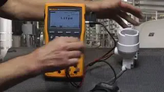 Testing a I P device with the Fluke 754 DPC