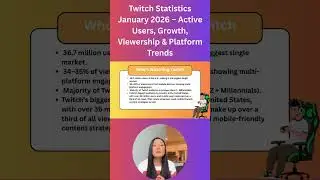 Twitch Statistics January 2026  Active Users, Growth & Streaming Trends