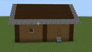 How to make an average Minecraft spruce house ￼