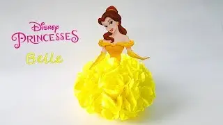 How to make a paper doll / Belle Tissue Paper Doll making