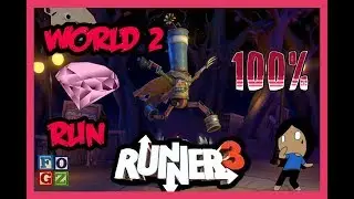 [Runner 3] Jenn's 100% Gem Run of World 2!!! [PC Version]