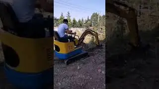 Newest design lithium battery 48V 1ton electric mini excavator