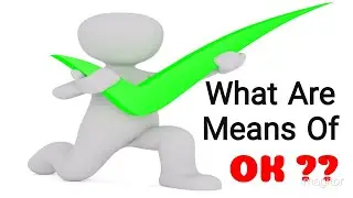 Ok stand for #abbreviation of ok #meaning of ok  #rjfaiza #okshort #ok kamtlb kya h