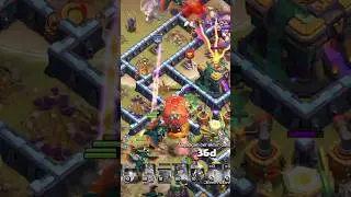 townhall attack 14 using royal champion spell to remove full dragon troops #th14warattack