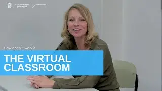 De virtual classroom bij het Talencentrum | The virtual classroom at the Language Centre