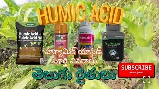 Humic Acid ఉపయోగాలు | పంట దిగుబడి పెరగడానికి HumicAcid ఎలా పనిచేస్తుంది? | HumicAcid Benefits Telugu