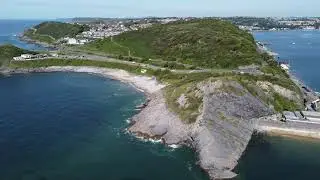 Mumbles Lighthouse , Bracelet Bay & Limeslade , Gower |DJI Mavic Mini DRONE HD Film | unedited clip.