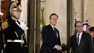 Elysee roundtable meeting of UK and French delegations