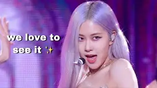 female idols being iconic