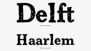 1906 French News Font Download