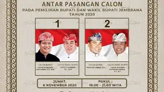 Debat Terbuka Pertama Pasangan Calon Bupati dan Wakil Bupati Jembrana Tahun 2020