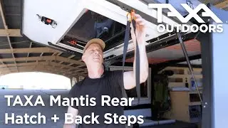 TAXA Mantis Rear Hatch + Back Steps