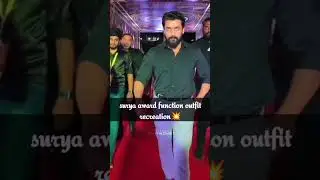 #suriya #rolex 🔥Entry At #cinemavikatan Award function#shorts #subscribe #trendingshorts #outfit