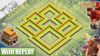NEW TH5 Base 2019 with REPLAYS - Clash of Clans