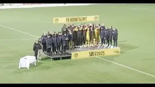 Bod&oslash;/Glimt tar s&oslash;lv! - Medaljesermonie aspmyra 2025