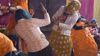 दोनो देशी गुर्जरी का वायरल घोडी डांस। हनुमान गुर्जर बनवारी आंदोली धर्मा छावडी ने मचाया नाहरी मे धूम 