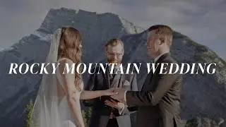 Epic Wedding Ceremony in Banff National Park | Tunnel Mountain Wedding | Spirit Cold by Tall Heights
