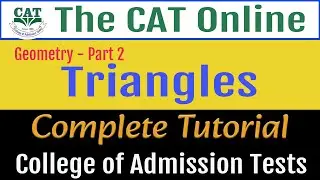 Geometry 02 - Triangles | Full Tutorial for preparation of Tests