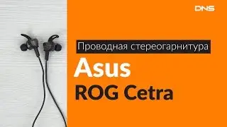 Распаковка проводной стереогарнитуры Asus ROG Cetra / Unboxing Asus ROG Cetra