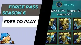 FORGE PASS SEASON 6 JUST DROPPED - INSTINCT GEAR AGAIN ! F2P | Raid: Shadow Legends