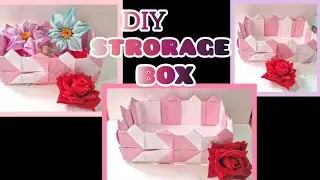 How to make  Fence-Style Storage Box 🌸: Stylish and Functional #diy