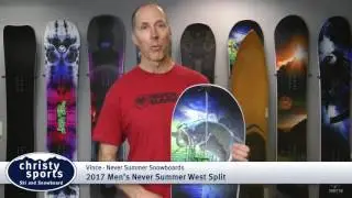 2017 Never Summer West Split Men's Snowboard Review - Christy Sports