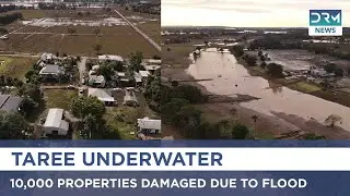 Australia Floods: Drone Footage Shows Devastation in Taree | DRM News | AL1I