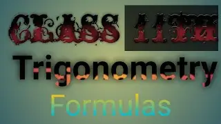 class 11th most important formulas || क्लास 11