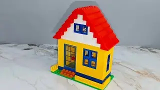 Satisfying LEGO Builds Tutorial | Lego House | Lego Bricks ASMR #asmr #asmrsounds #lego #tutorial 