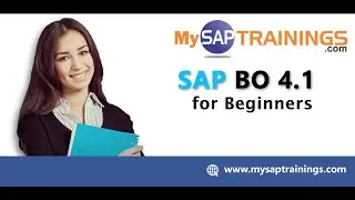 SAP BO 4.1 Training Videos - SAP BO Tutorial for Beginners | Mysaptrainings.com