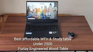 Best affordable WFH & Study table | under 2500 | Furlay Engineered Wood Study Table (DIY)