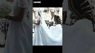 Why Princess Madeleine's Wedding Dress Is the Most Expensive in Scandinavia 👑💍#shorts
