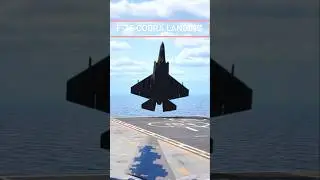 🚀 F-35 Cobra Landing on Aircraft Carrier in DCS! 🔥 (Extreme Fighter Jet Maneuver!) #F35