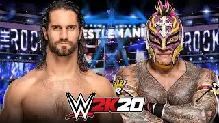 WWE 2K20 | REY MYSTERIO vs SETH ROLLINS