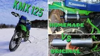Kawasaki KMX 125 - Test auspuha
