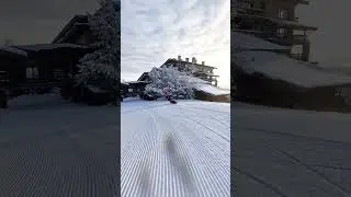 Карвинг или режем дуги, а доска не едет в -27 [ Let's RIDE ] #snowboarding #insta360x5 #carving
