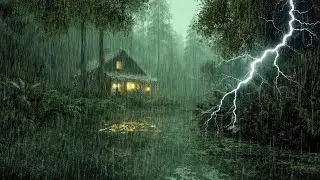 HEAVY RAIN AND THUNDER SOUNDS - DEEP SLEEP | Thunderstorm for Sleeping - Rain Sound Comfort #2