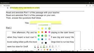 Comprehension  Annotation Part 1