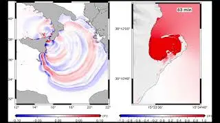 1908 Messina and Reggio Calabria Tsunami propagation- Simulazione propagazione del maremoto del 1908