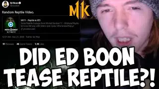 Mortal Kombat 11 - MK Co-Creator Ed Boon TEASED REPTILE On Twitter?!