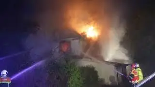 Brand i villa p&aring; S&oslash;ndergade i Vorbasse den 20. september 2020