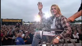 Kurt Cobain took the stage in a wheelchair, leaving 90,000 spectators forever changed.
