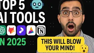 Top 5 AI Tools You Must Try in 2025 | Boost Productivity, Creativity and Income by These AI Tools.