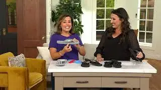 Pedi Couture On-The-Go Pedicure Sandal with Rubber Sole on QVC