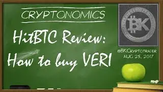 HITBTC REVIEW: How to buy Veritaseum 🙏💰 Free Bitcoin Technical Analysis - VERI Trading Tutorial