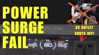 400-Watt Water Pump Shuts Off Ecoflow River 3 Plus Power Station | Power Surge Fail