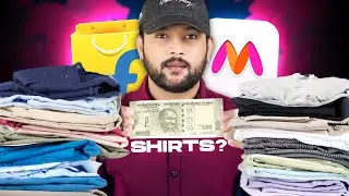 Flipkart vs Myntra Shirts Under ₹500 🔥 TOTAL SCAM or BEST DEAL? Best Men Shirts Haul | ONE CHACE