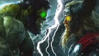 HULK VS THOR. Fantastic Combat Scenes Made by AI!!!